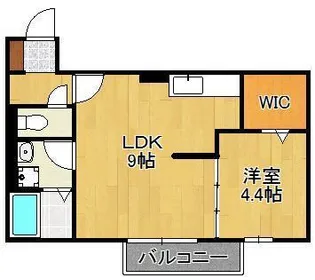 カズコートA【1階】の間取り