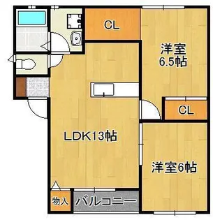 ファミリーヒルズ星ケ丘Ⅱ【2階】の間取り