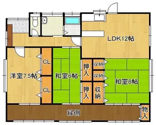 福岡県北九州市八幡西区白岩町【一戸建】の間取り
