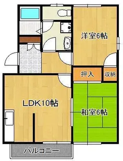 ラプラスⅡ【2階】の間取り
