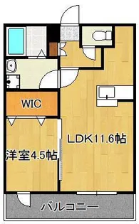 プライマリー直方【2階】の間取り