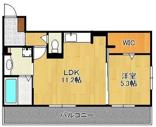 エレガンスHiMis【2階】の間取り