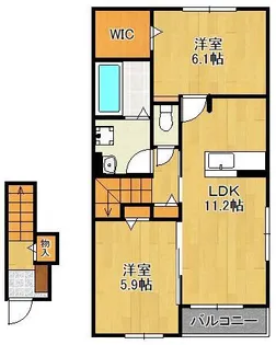 マイライフ直方Ⅰ【2階】の間取り