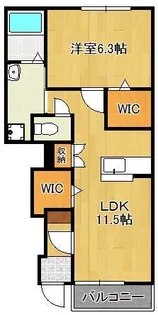 Rowan(ローウェン)【1階】の間取り