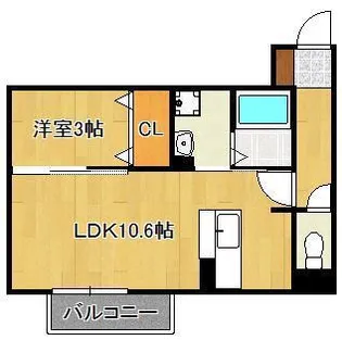 喜宝Ichinose【1階】の間取り