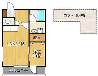 Lindy Tonno【2階】の間取り