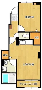 モント キアラⅠ【1階】の間取り