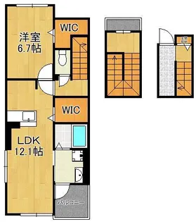 メゾンド・エル【3階】の間取り