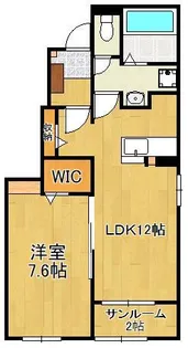 PARKSIDE COURTⅣ【1階】の間取り