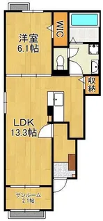 アルシオーネ A【1階】の間取り