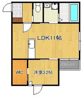 ウェルフォアシアン【2階】の間取り