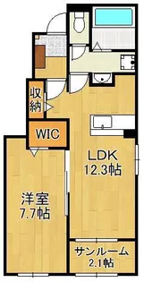 マイライフ直方Ⅴ【1階】の間取り