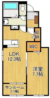 マイライフ直方Ⅴ【1階】の間取り