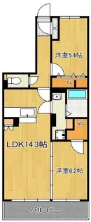 エルデ幸神【1階】の間取り