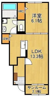 フォルトⅡ【1階】の間取り