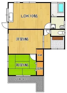 福岡県北九州市八幡西区楠橋上方1丁目【一戸建】の間取り