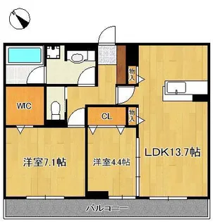 プレステージⅣ【2階】の間取り