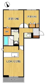 プレステージⅣ【2階】の間取り