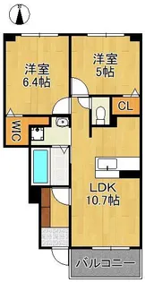 エレガンシア【1階】の間取り