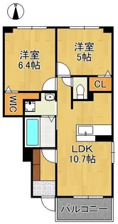 エレガンシア【1階】の間取り