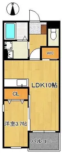 カーサガーデン相生町【3階】の間取り