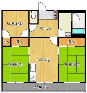 マインド眞養【6階】の間取り