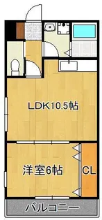 エルソル学研台【2階】の間取り