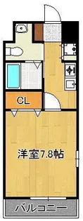 SANBOX 大浦【6階】の間取り