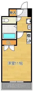 オークランドアサート折尾【5階】の間取り