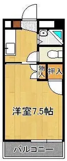 プレアール大浦【3階】の間取り