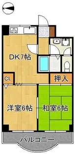 ダイナコート折尾Ⅱ【4階】の間取り
