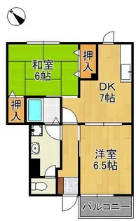 ガーデンハイム今古賀【1階】の間取り