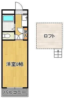 折尾自由ヶ丘センチュリー21 508,511【5階】の間取り