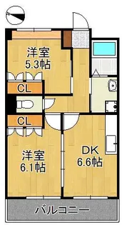 カーサフェリーチェONGA【2階】の間取り
