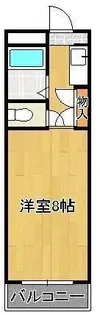 折尾自由ヶ丘センチュリー21 402【4階】の間取り