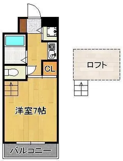 コンドミニアム折尾駅前【1階】の間取り
