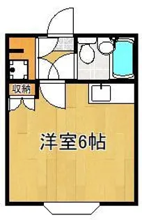 1Rの間取り画像
