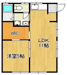 コーポ久貴【2階】の間取り
