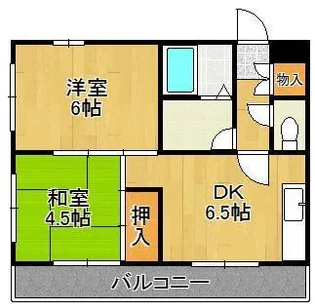 ドゥエル杉野【3階】の間取り
