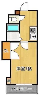 エレガンス折尾【7階】の間取り