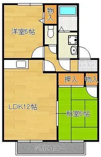 アルカディア【2階】の間取り