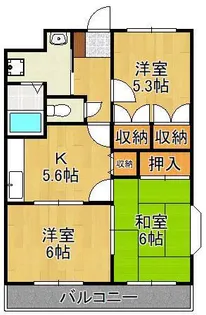 プライムガーデンⅡ【2階】の間取り