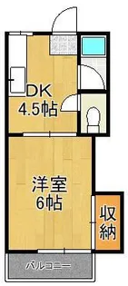 マーサハイツⅡ【1階】の間取り