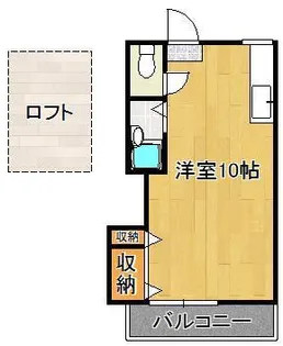 シティベールふれんどA棟【1階】の間取り