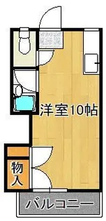 シティベールふれんどB【1階】の間取り