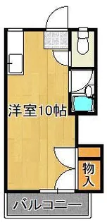 シティベールふれんどB【1階】の間取り