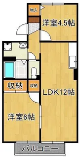 セジュール日吉台【2階】の間取り
