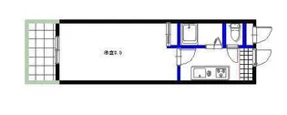 グランピア力丸【6階】の間取り