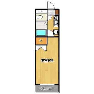 グランピア力丸【6階】の間取り