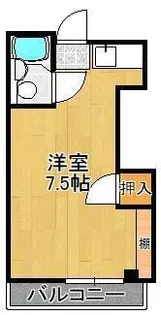 第一天野ハイツ【2階】の間取り